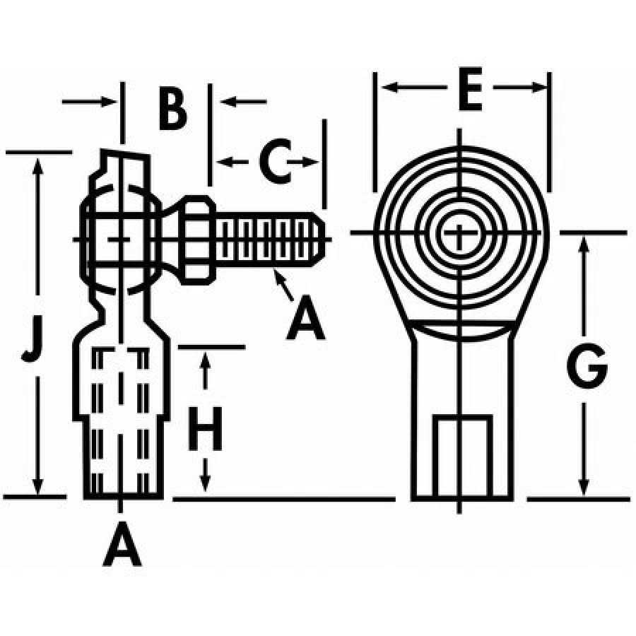 QA1 CFR Female Rod End - Zenithce
