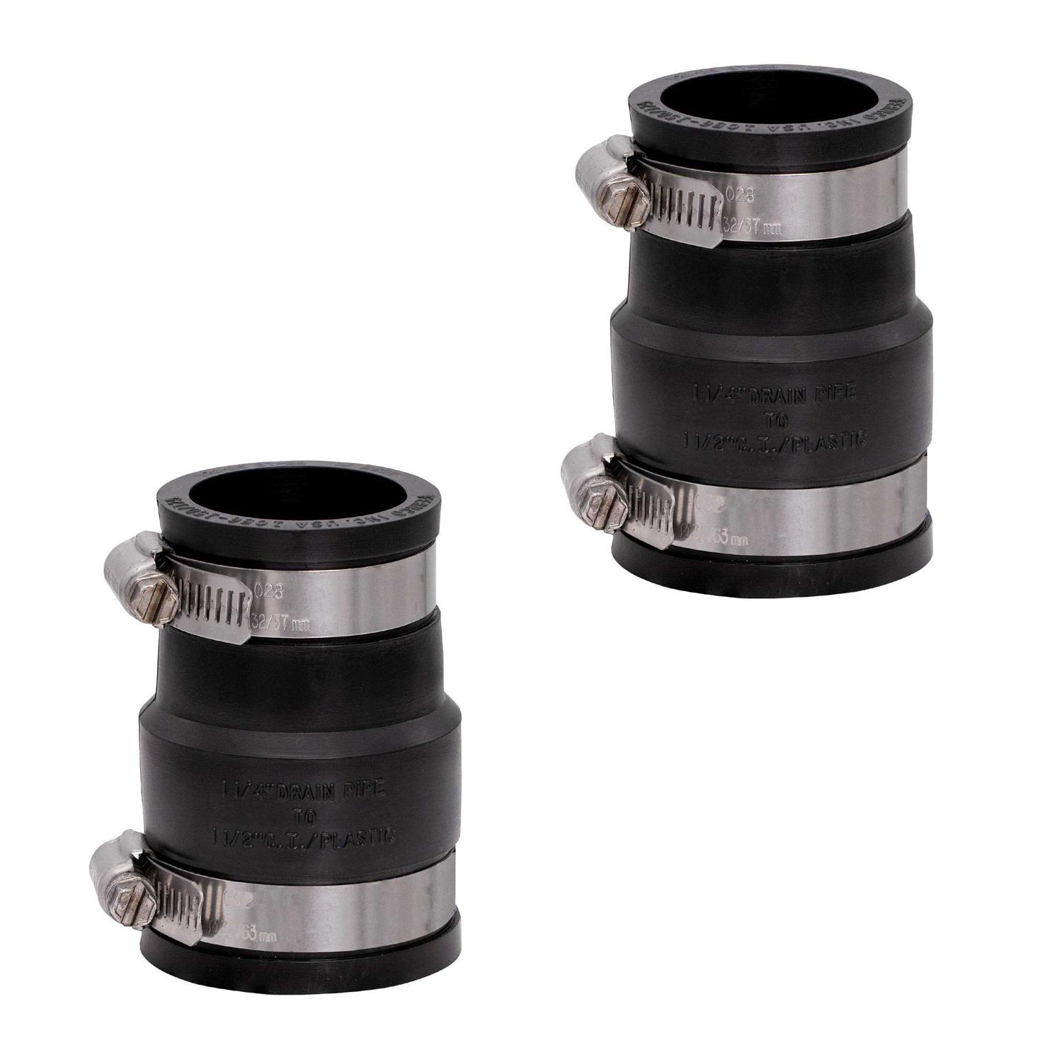 Fernco P1056-150/125 Flexible Coupling 1-1/2 x 1-1/4 - Zenithce