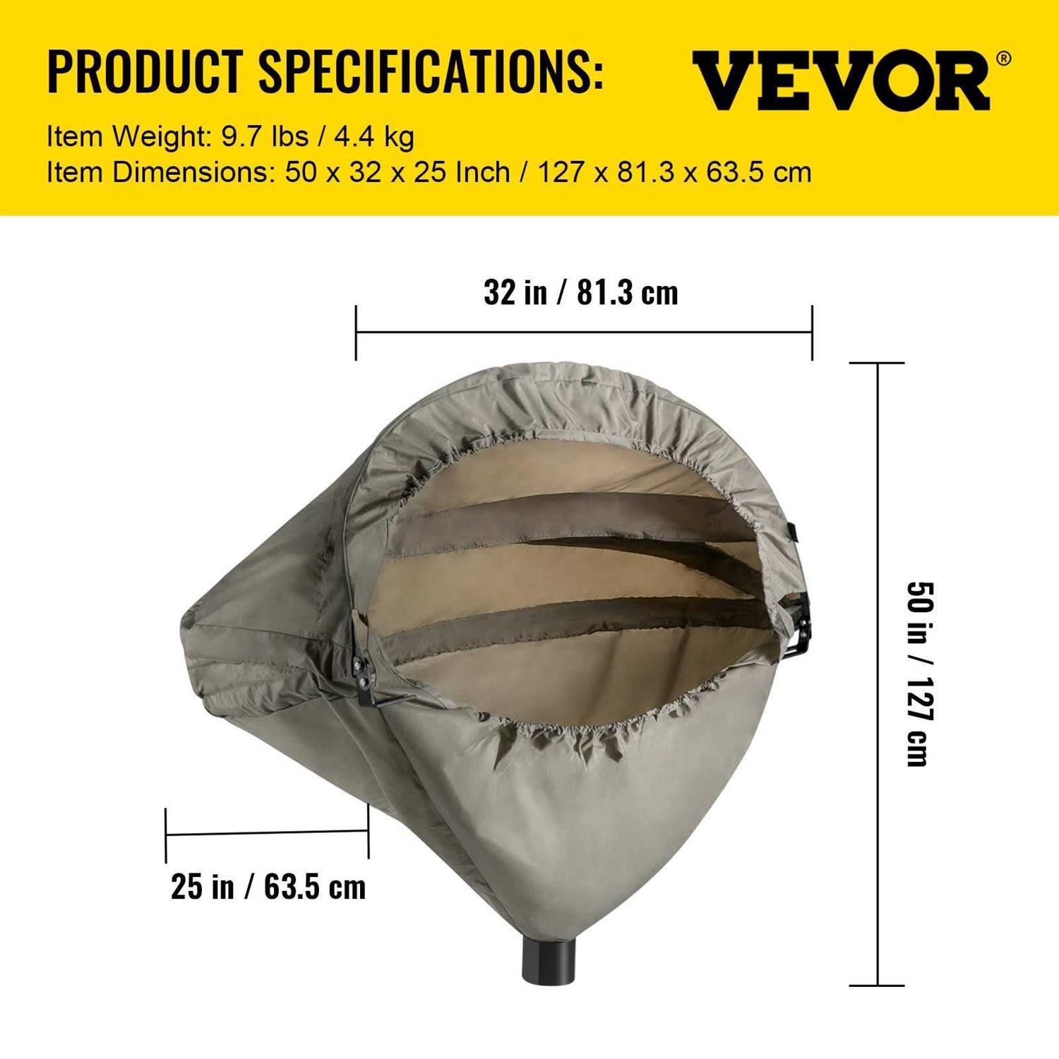 VEVOR Miter Saw Hood 5000-L Dust Solution For Miter Saws Chop Shop Dust Collection - Zenithce