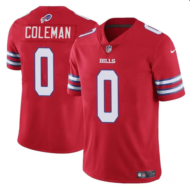 Buffalo Bills #0 Keon Coleman Red 2024 Draft Vapor Untouchable Limited Stitched Jersey - Zenithce