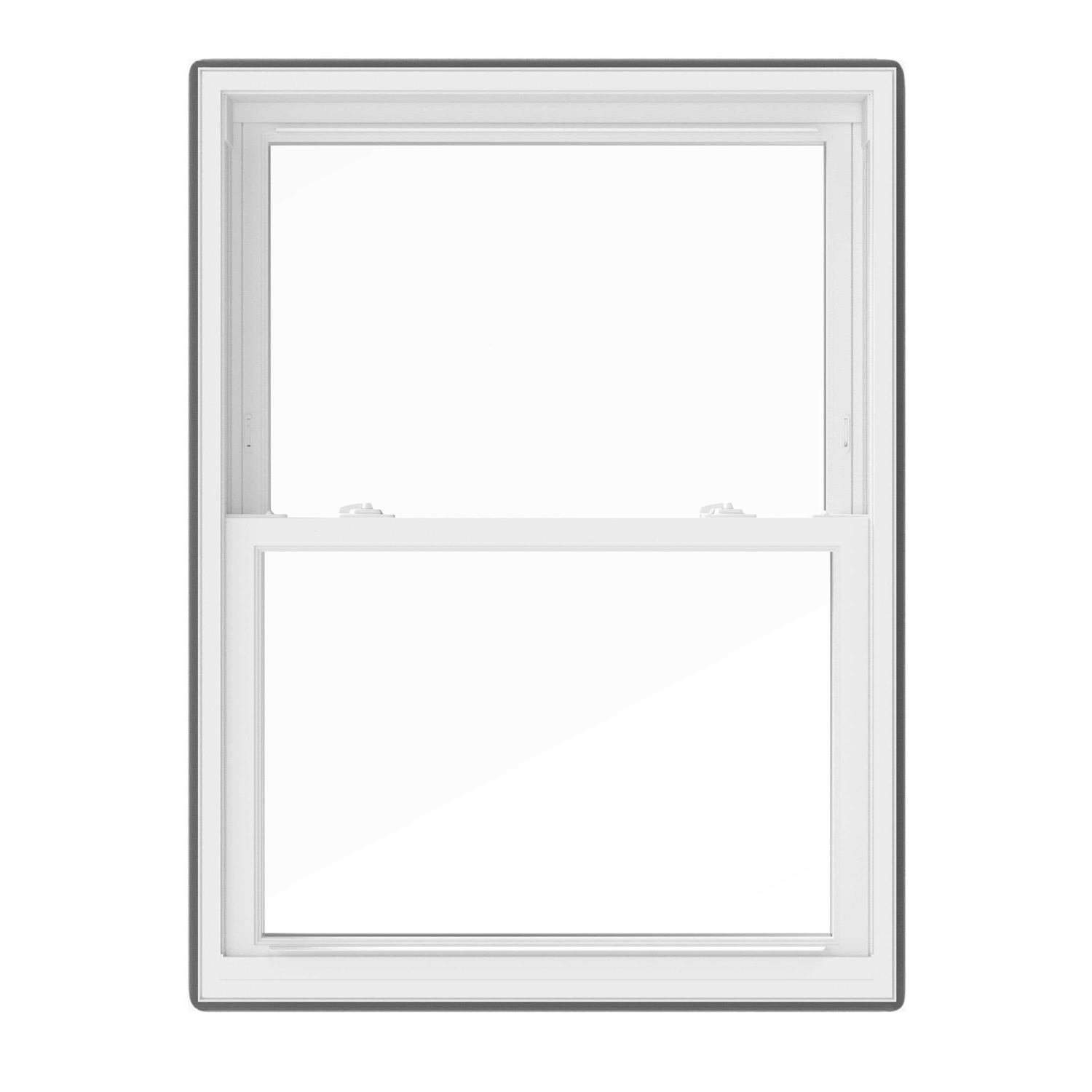 Pella 4.5 Energy Star Zone Jamb Vinyl Replacement White Double Hung Window - Zenithce