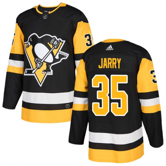 Pittsburgh Penguins #35 Tristan Jarry Black Stitched Adidas Jersey - Zenithce