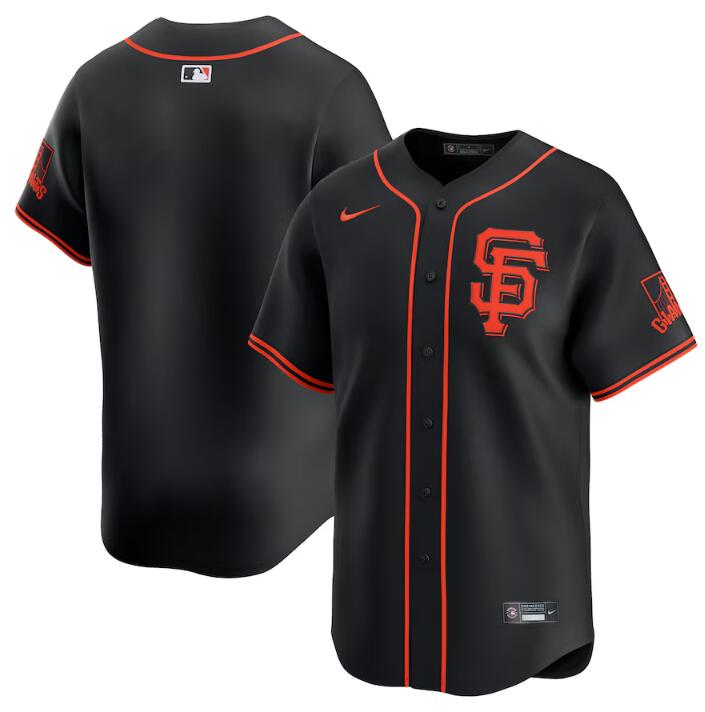 San Francisco Giants Blank Lee Black 2024 Alternate Limited Stitched Jersey - Zenithce