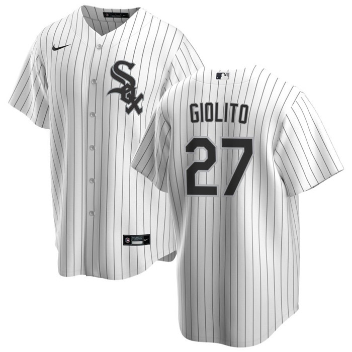 Chicago White Sox #27 Lucas Giolito White Cool Base Stitched Jersey - Zenithce