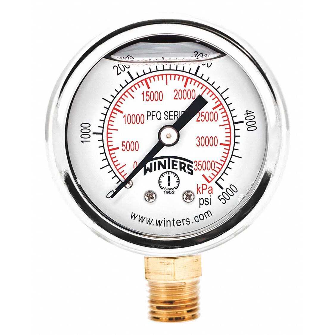 Winters PFQ1556 Pressure Gauge - Zenithce