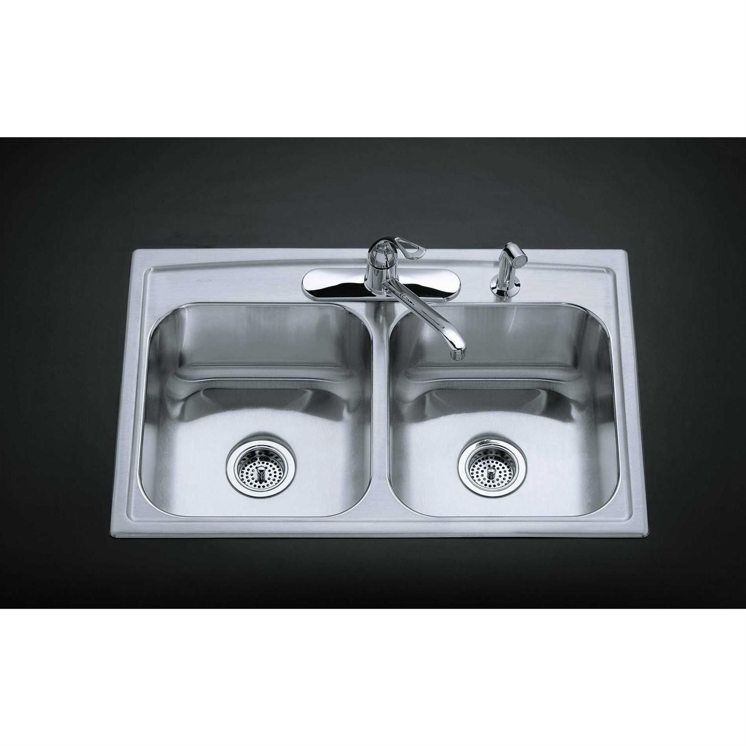 Kohler K-8813-CP Stainless Steel Sink Strainer - Zenithce