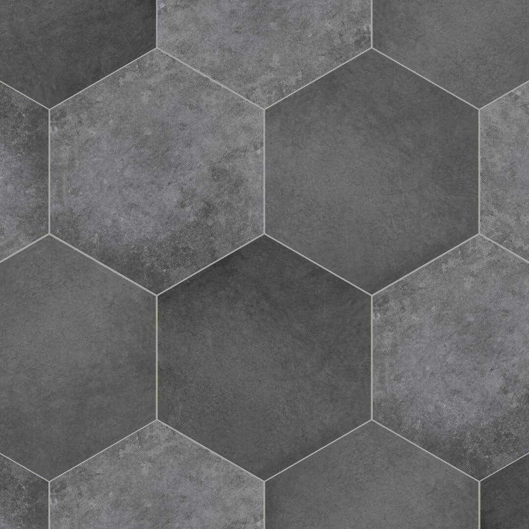 Merola Tile Heritage Hex 7 x 8 Porcelain Floor and Wall Tile - Zenithce