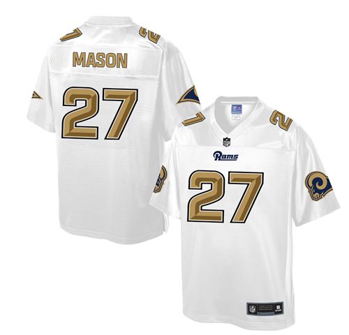 Rams #27 Tre Mason White Pro Line Fashion Game Nike Jersey - Zenithce