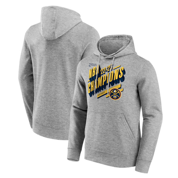 Denver Nuggets Gray 2023 Champions Screen Graphic Hoodie - Zenithce