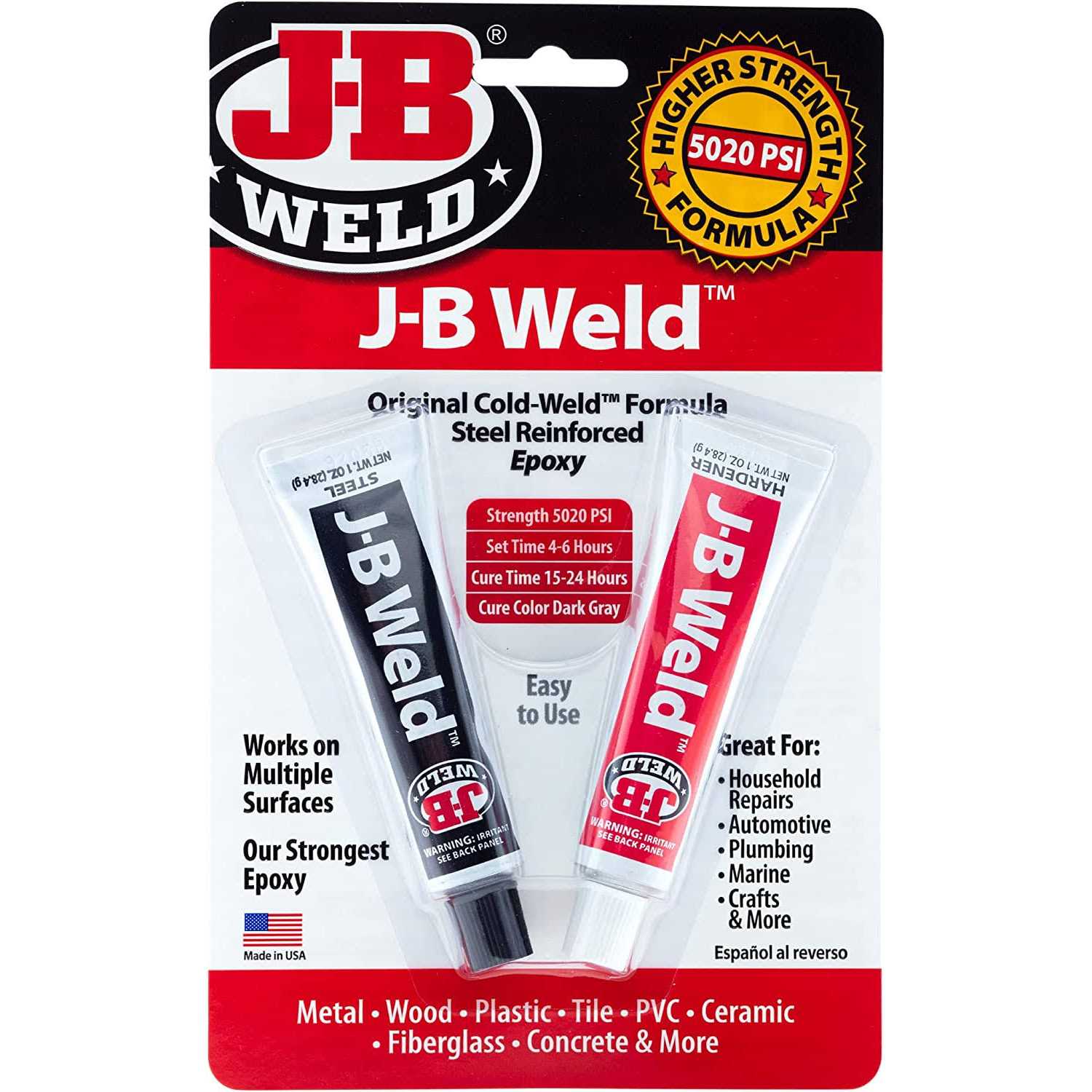 J-B Weld 8265S Original Cold-Weld Steel Reinforced Epoxy - Zenithce