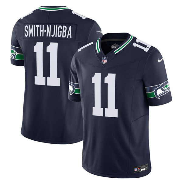 Seattle Seahawks #11 Jaxon Smith-Njigba 2023 F.U.S.E. Navy Limited Stitched Jersey - Zenithce