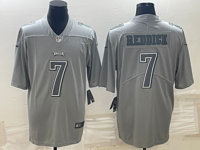 Philadelphia Eagles #7 Haason Reddick Gray Atmosphere Fashion Stitched Jersey - Zenithce