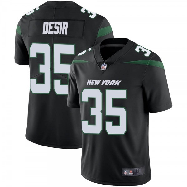 New York Jets #35 Pierre Desir Black Vapor Untouchable Limited Stitched Jersey - Zenithce