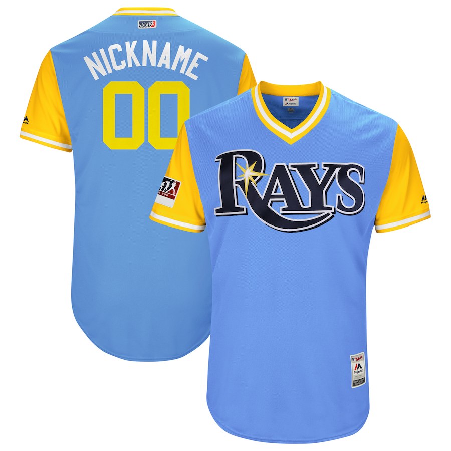 Tampa Bay Rays 2018 Players' Weekend Flex Base Pick-A-Player Roster Jersey - Zenithce