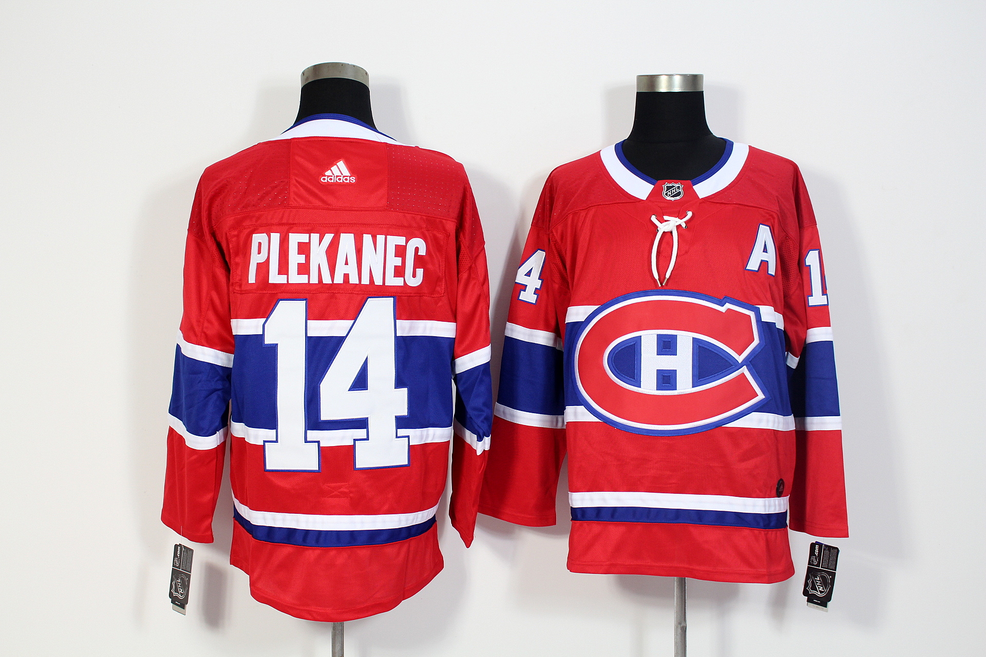 Montreal Canadiens #14 Tomas Plekanec Red Stitched Adidas Jersey - Zenithce