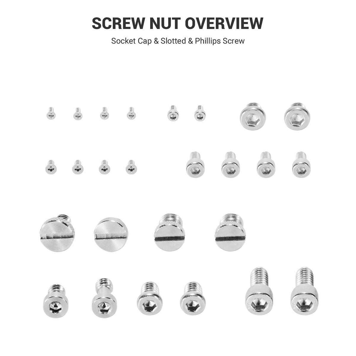 SmallRig 1713 Hex Screw Pack - Zenithce