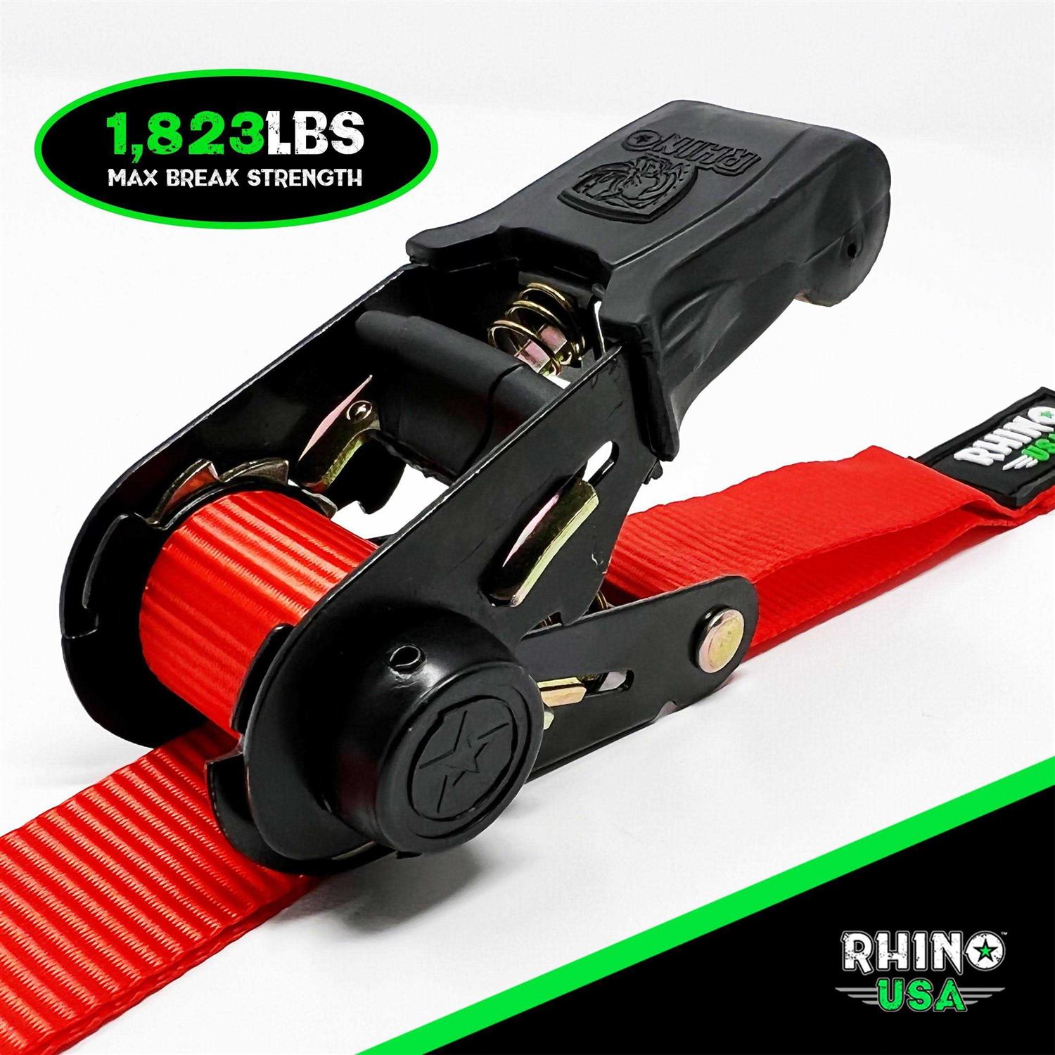 Rhino USA Ratchet Straps Tie Down - Zenithce