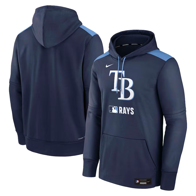 Tampa Bay Rays Navy Collection Performance Pullover Hoodie - Zenithce