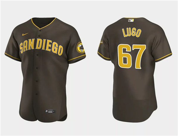 San Diego Padres #67 Seth Lugo Brown Flex Base Stitched Jersey - Zenithce