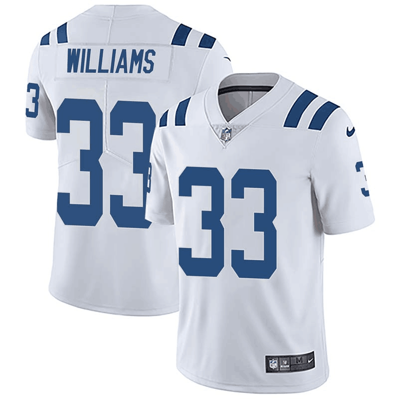 Colts #33 Jonathan Williams White Vapor Untouchable Limited Stitched Jersey - Zenithce