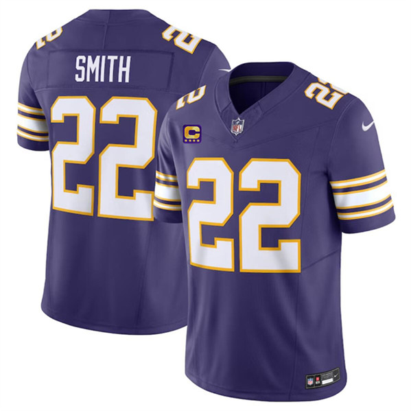 Minnesota Vikings #22 Harrison Smith Purple 2024 F.U.S.E. Throwback With 4-Star C Patch Vapor Untouchable Limited Stitched Jersey - Zenithce