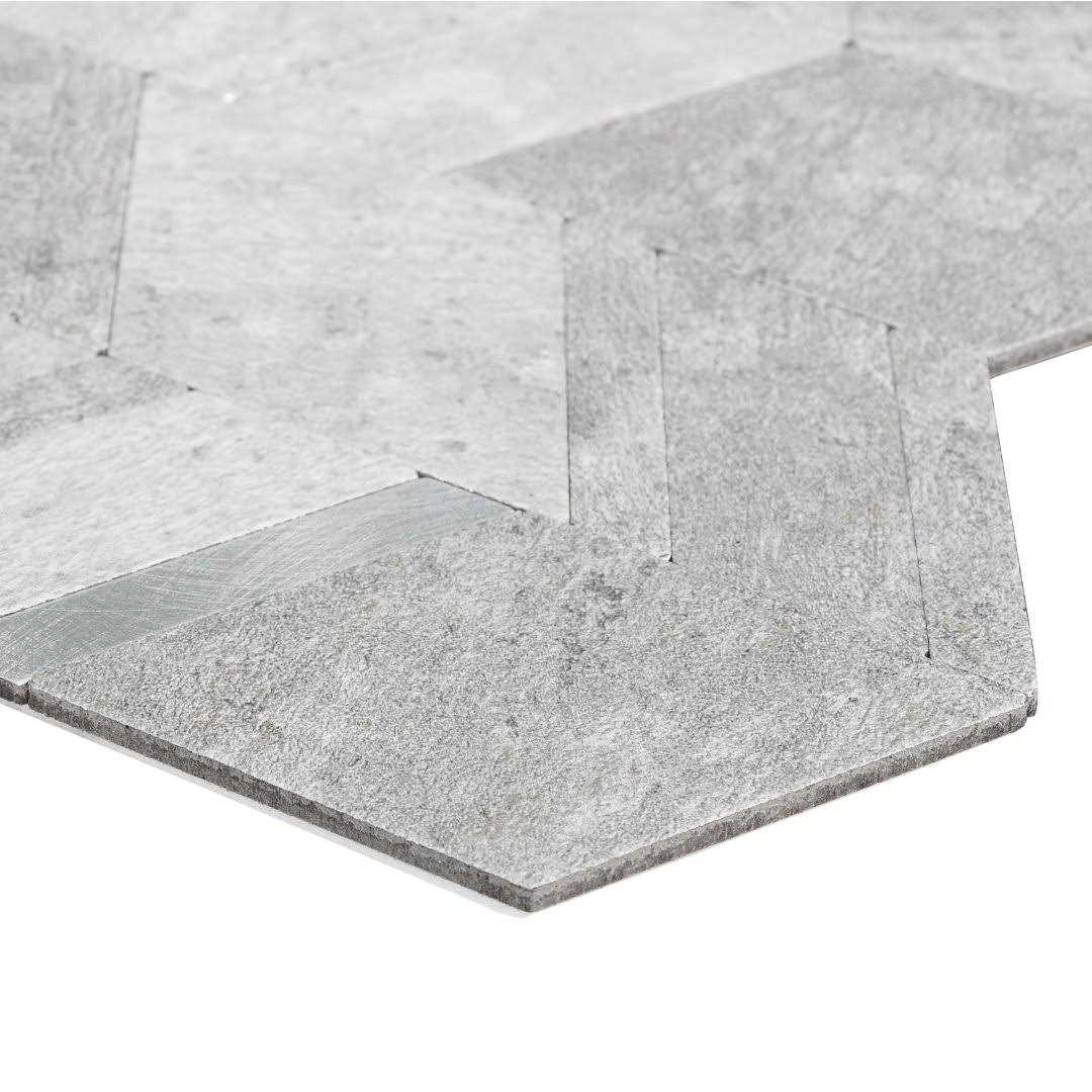 Ivy Hill Tile Luxe Core Chevron 11.02 in. x 11.41 in. SPC Peel and Stick Tile - Zenithce