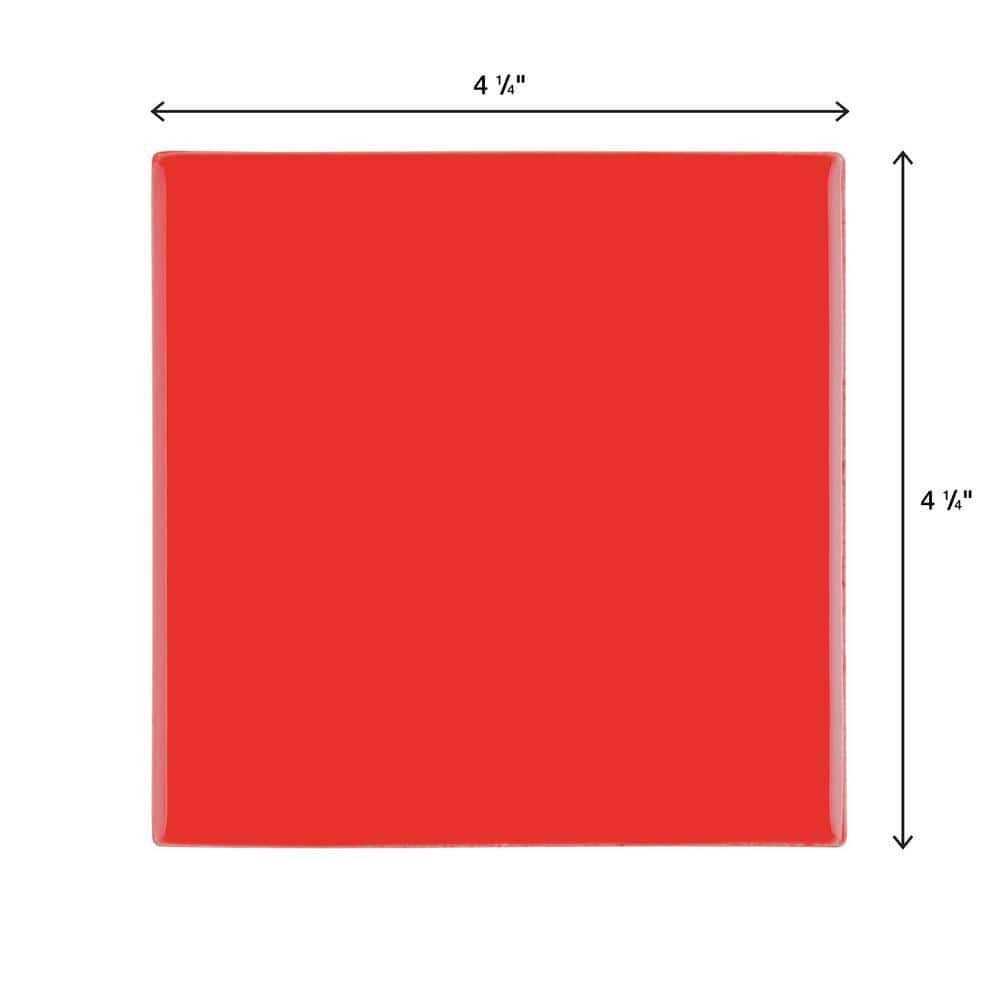 Daltile Restore Red 6 in. x 6 in. Glazed Ceramic Wall Tile - Zenithce