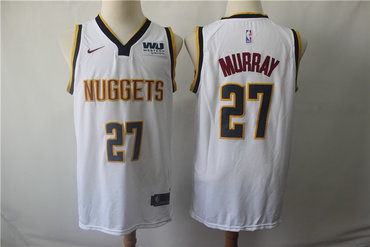 Denver Nuggets 27 Jamal Murray White Swingman Jersey - Zenithce