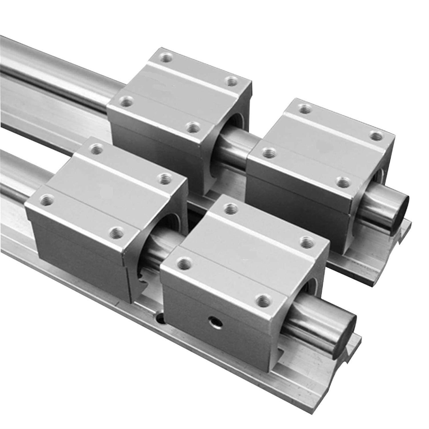 Guwanji 2pcs Linear Rails Sbr12 Linear Guide Rails With 4pcs Sbr12Uu Slide Blocks - Zenithce