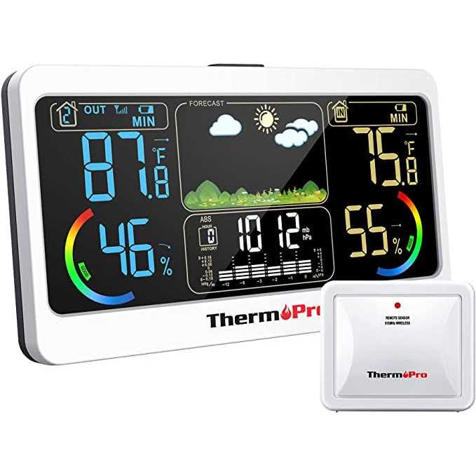 ThermoPro TP50 Digital Hygrometer Indoor Thermometer Room Thermometer and Humidity Gauge with Temperature Humidity Monitor - Zenithce