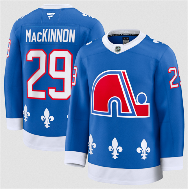 Colorado Avalanche #29 Nathan MacKinnon Blue 2025 Alternate Stitched Jersey - Zenithce