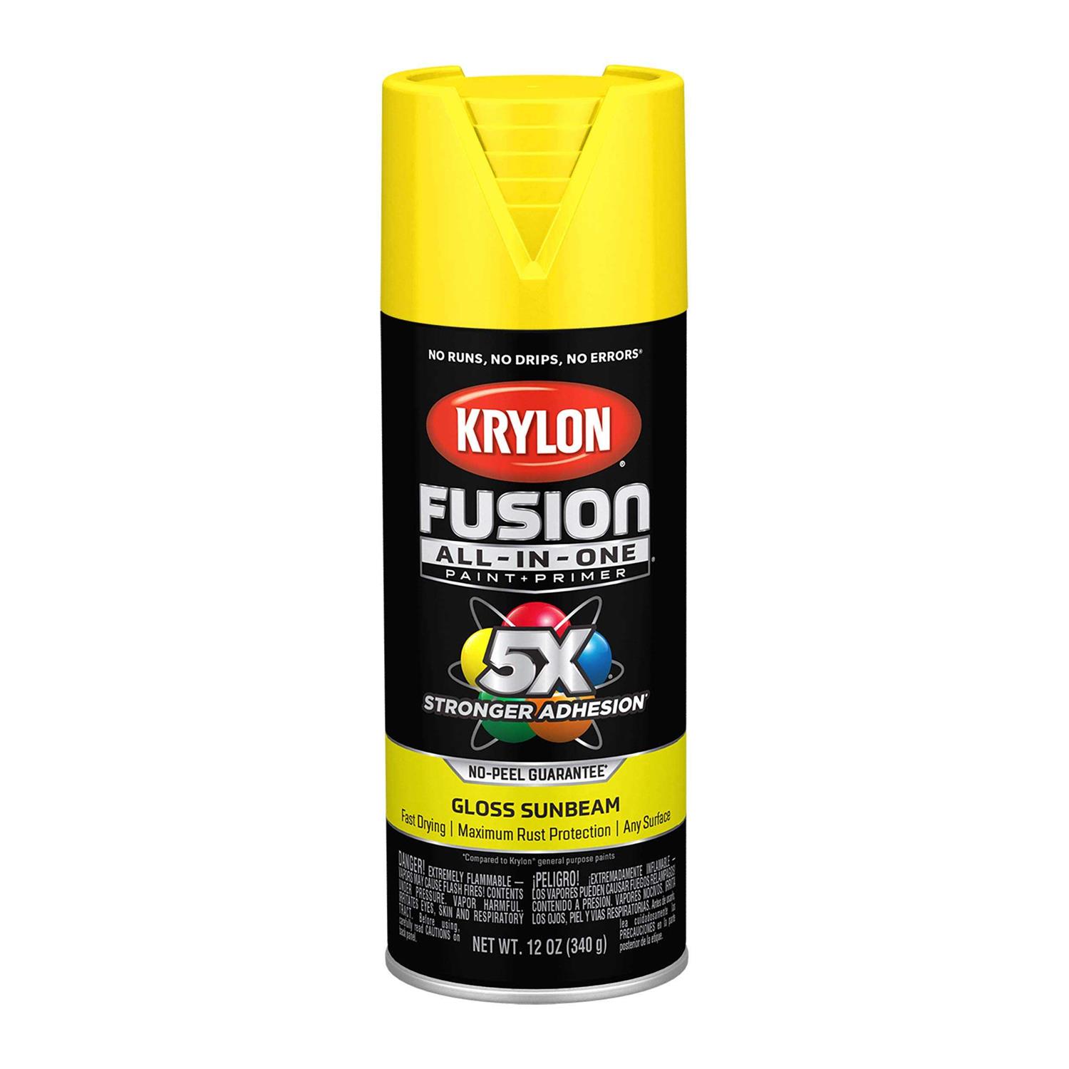 Krylon Fusion All-In-One Spray Paint & Primer Red Pepper K02720007 - Zenithce
