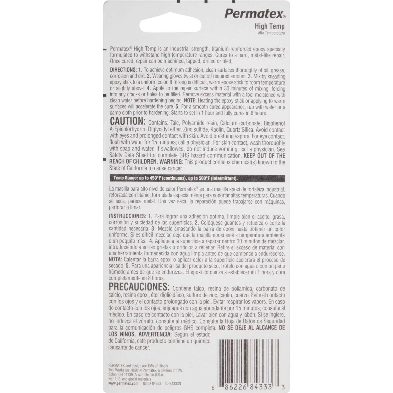 Permatex 84200 Marine H2 Hold Epoxy - Zenithce