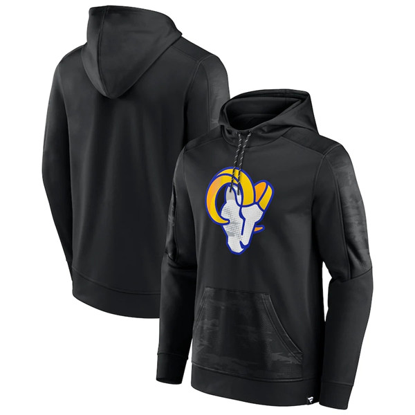 Los Angeles Rams Black On The Ball Pullover Hoodie - Zenithce