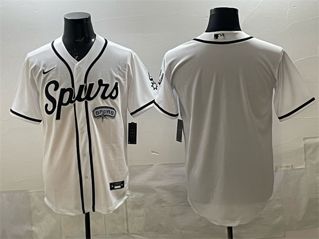 San Antonio Spurs Blank White Stitched Jersey - Zenithce