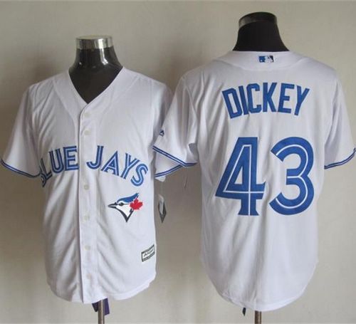 Blue Jays #43 R.A. Dickey White New Cool Base Stitched Jersey - Zenithce