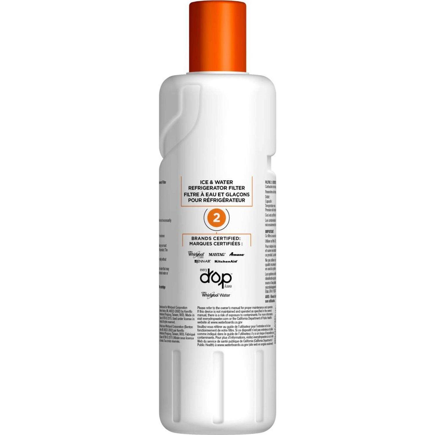 everydrop by Whirlpool Refrigerator Water Filter 2 EDR2RXD2 - Zenithce