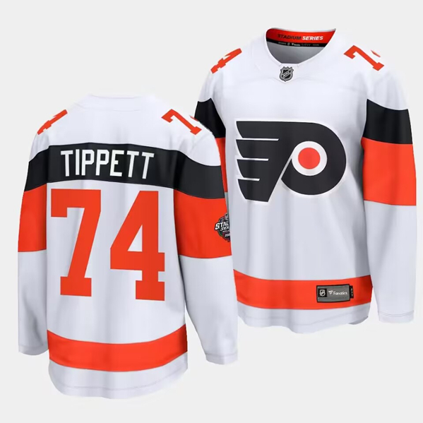 Philadelphia Flyers #74 Owen Tippett White 2024 Stadium Series Stitched Jersey - Zenithce