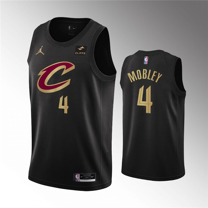 Cleveland Cavaliers #4 Evan Mobley Black Statement Edition Stitched Jersey - Zenithce