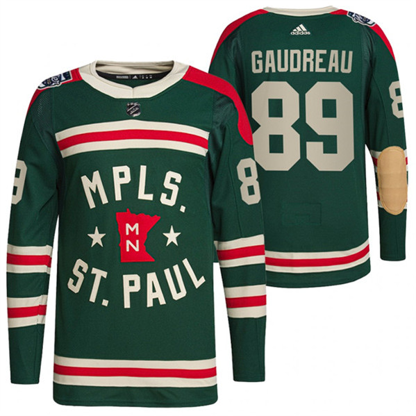 Minnesota Wild #89 Frederick Gaudreau Green Stitched Jersey - Zenithce