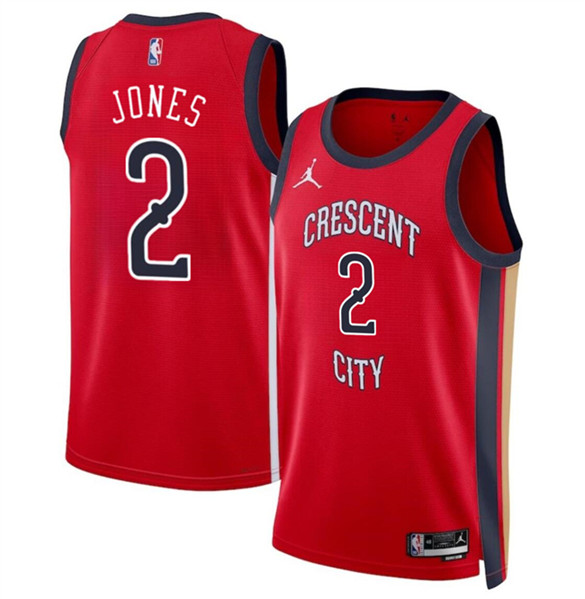 New Orleans Pelicans #2 Herb Jones Red 2024 Statement Edition Stitched Jersey - Zenithce