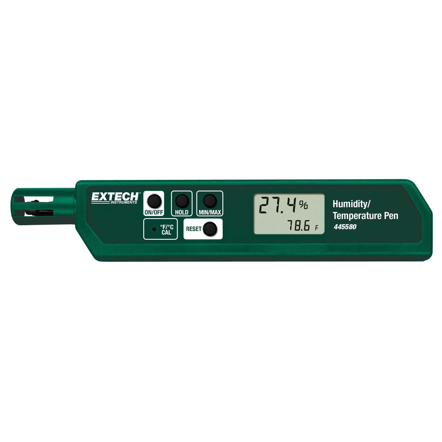 Extech 445580 Humidity/Temperature Pen - Zenithce