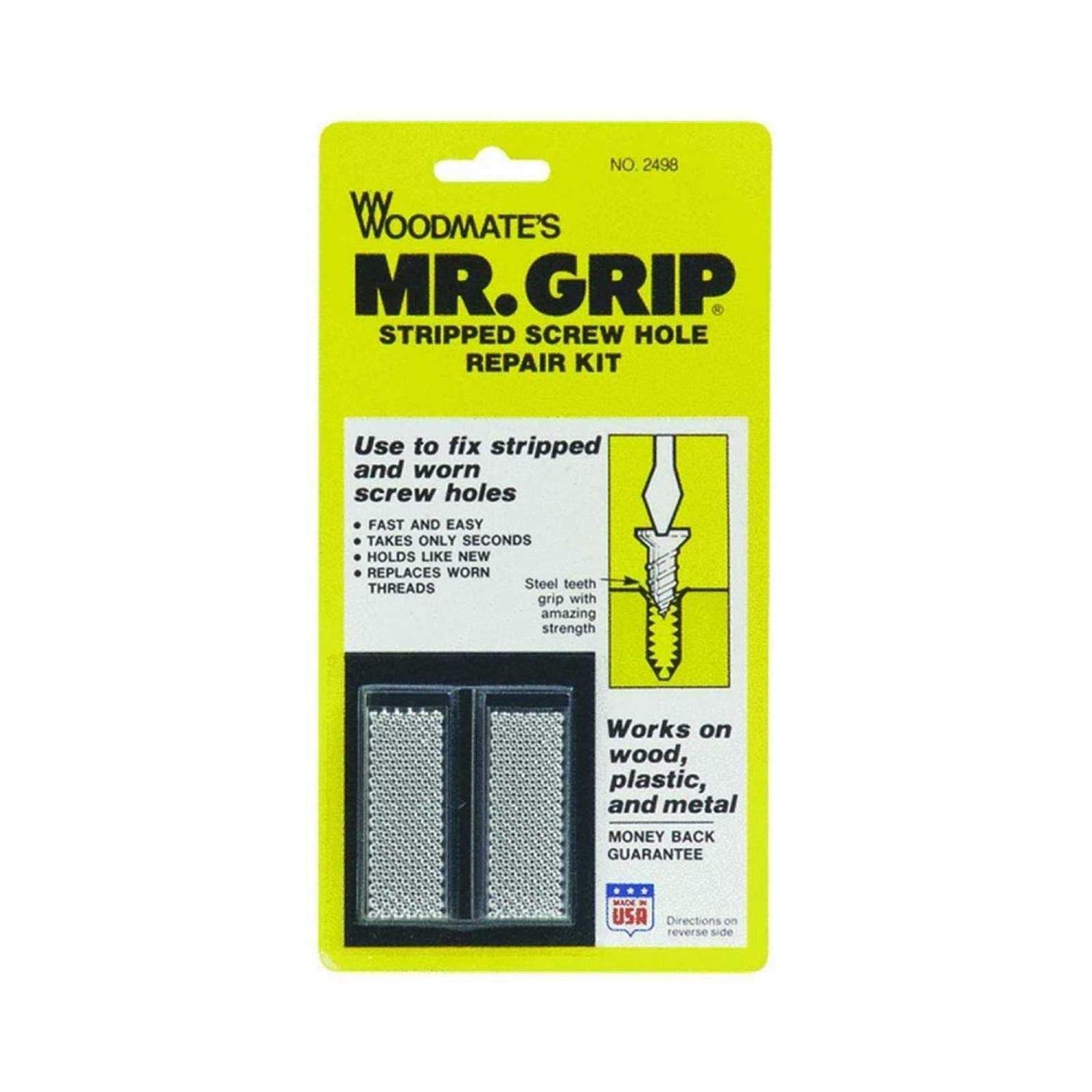 Woodmate 2498 Mr Grip Screw Hole Repair Kit - Zenithce