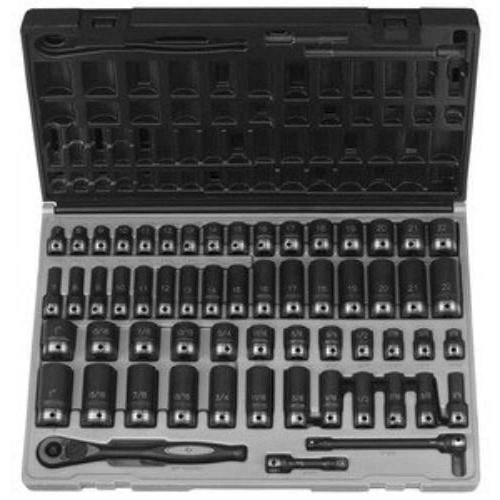 Grey Pneumatic 9772 1/4 Surface Drive 72 Piece Complete Set - Zenithce