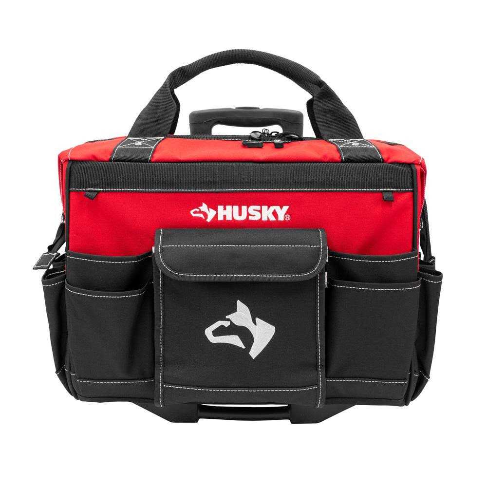 Husky 18 in. 14 Pocket Zippered Tool Bag - Zenithce