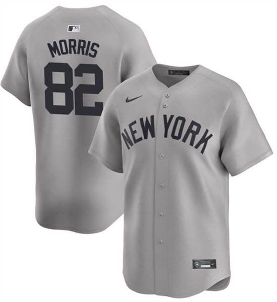 New York Yankees #82 Cody Morris Gray 2024 Home Limited Cool Base Stitched Jersey - Zenithce