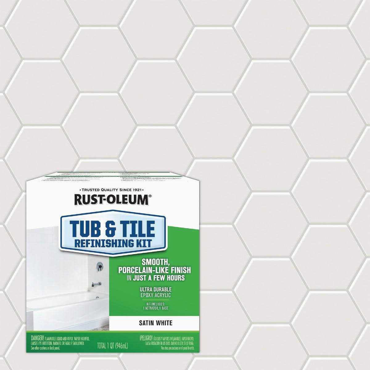 Rust-Oleum Tub & Tile Refinishing Kit White - Zenithce