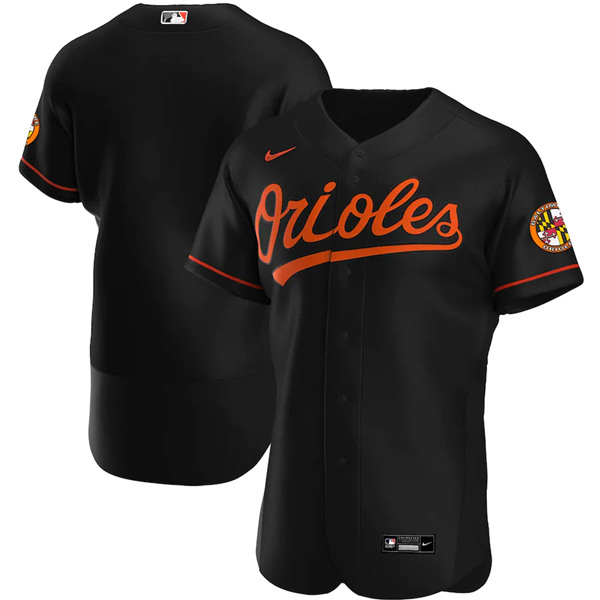 Baltimore Orioles Blank Black Flex Base Stitched Jersey - Zenithce