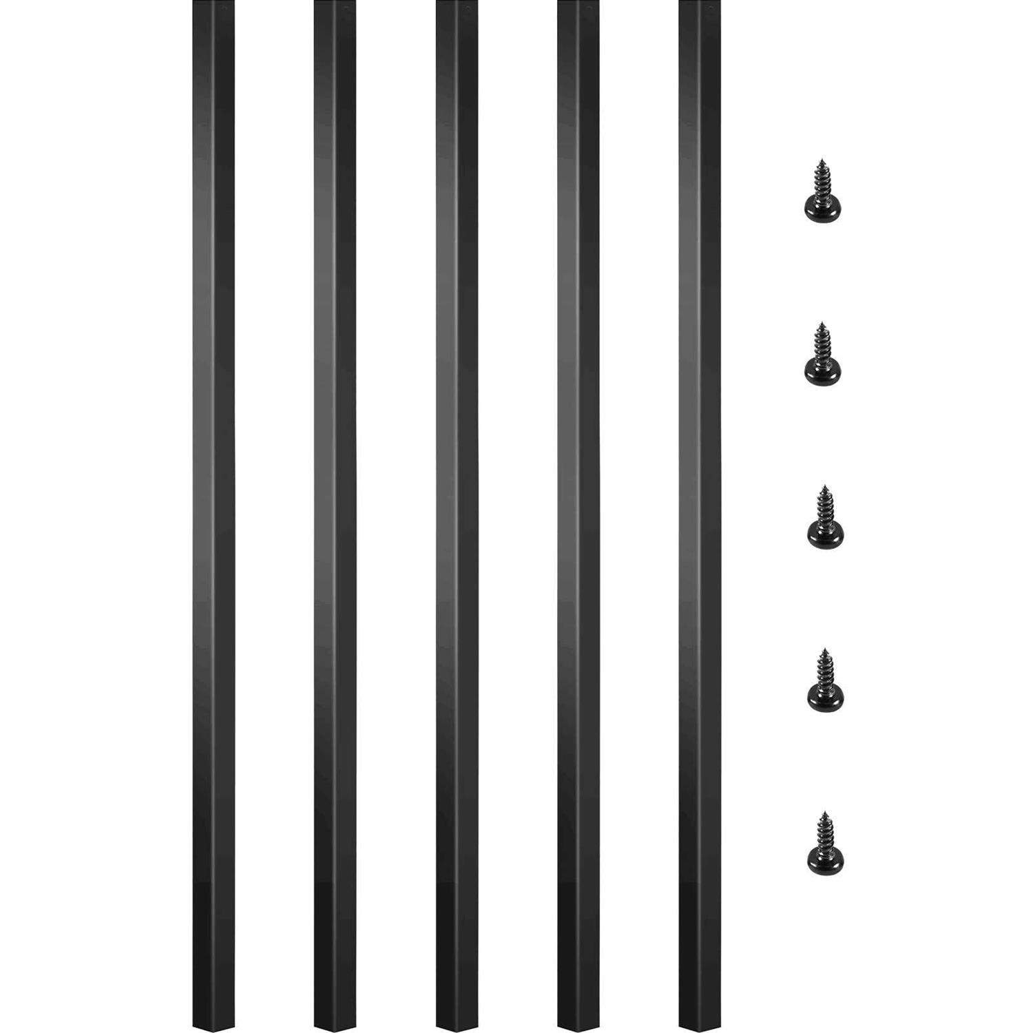 VEVOR Deck Balusters Metal Deck Spindles 0.75 Staircase Baluster - Zenithce
