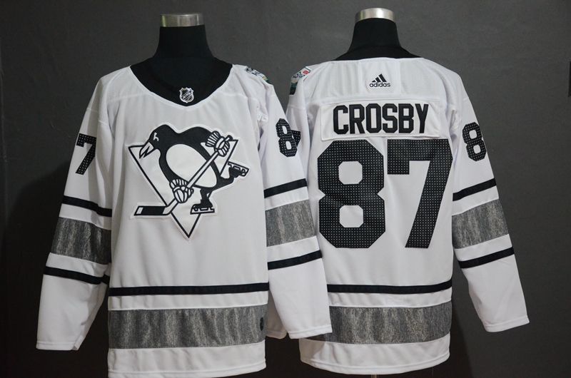 Pittsburgh Penguins #87 Sidney Crosby White 2019 All-Star Game Jersey - Zenithce